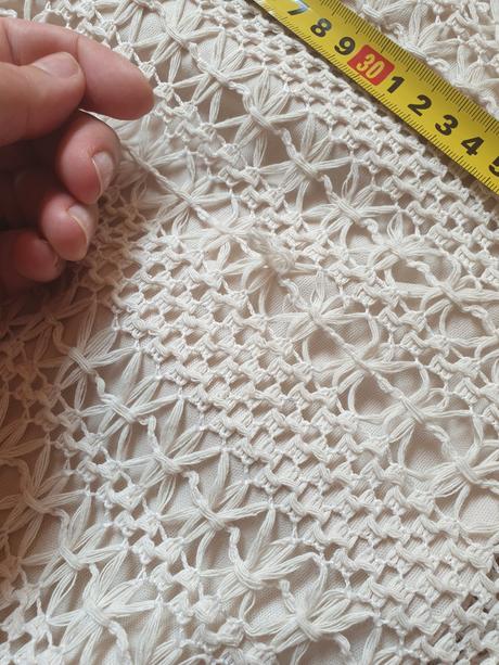 Hackovane saty, h&m,36