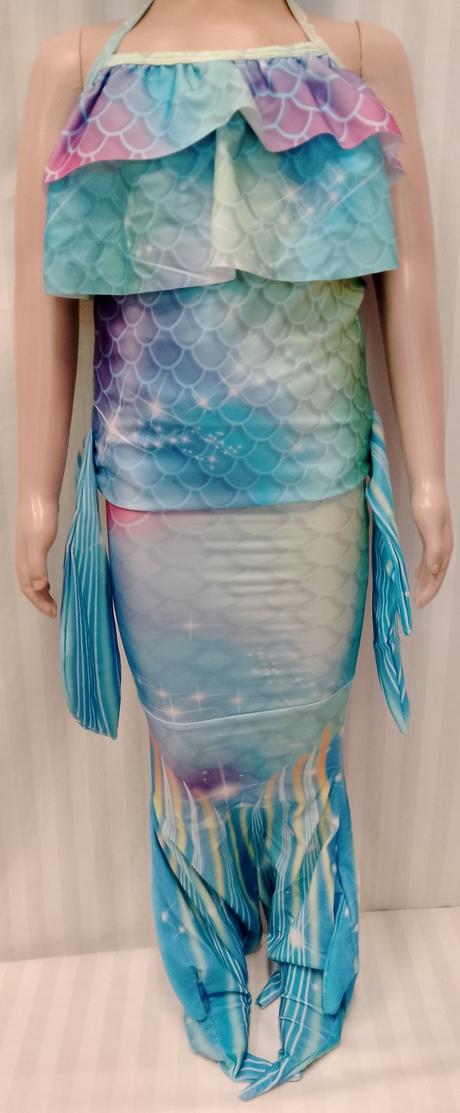 3 set plavecký morská víla modré plutvy, zips,120, 122