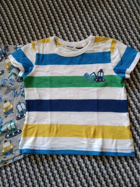 3x tričko next s bágrom, next,74