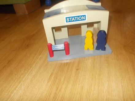 Drevená vláčikodráha - stanica,