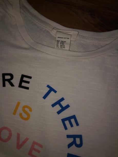 Tričko 134/140, h&m,134