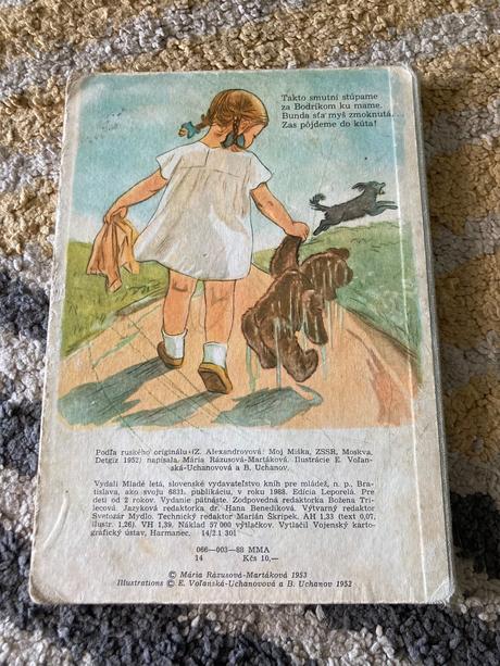 Kultové staré leporelo môj macík (1988), 