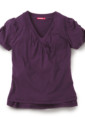 Tričko na dojčenie angela - fialové -xl,