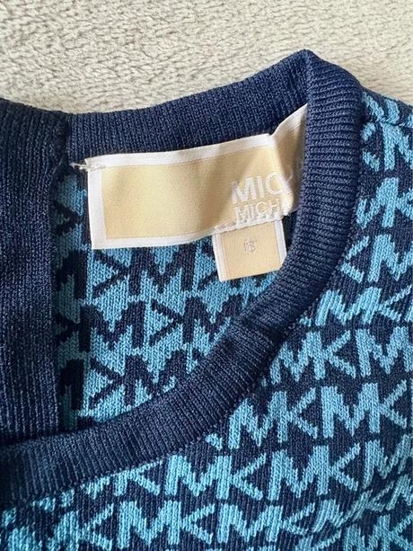 Michael kors monogram modré šaty, michael kors,s