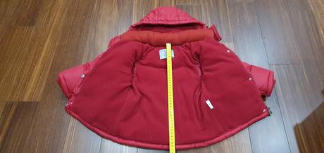 Teplá bunda s kapucňou ako nová, 98