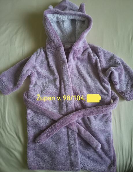 Ružový župan v. 98/104, lindex,104