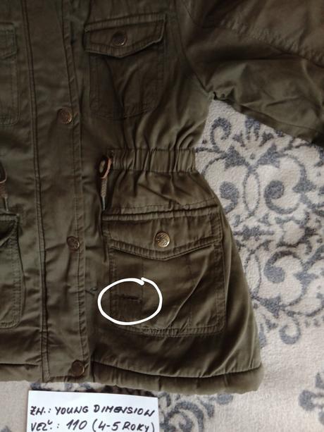 Zimná bunda zn.young dimension veľ.110, young dimension,110