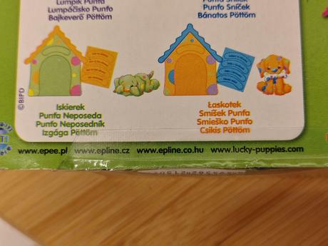 Nový zber. set lucky puppies búdka šteniatk lumpik,