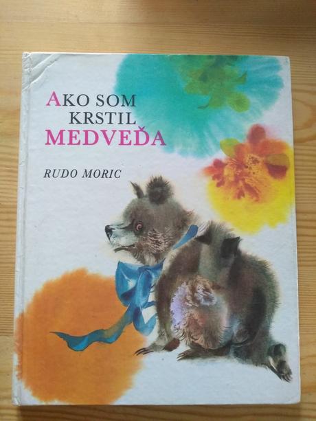 Retro rudo moric-ako som krstil medveďa- 5 eur,