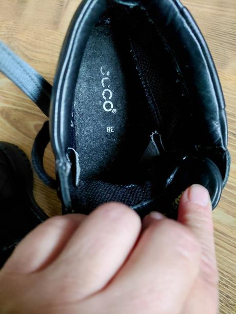 Kožené topánky, ecco,38