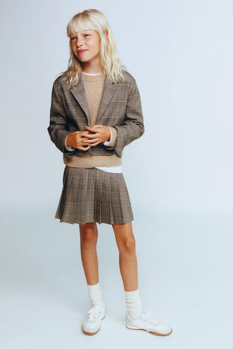 Zara - károvaný kostým, zara,164