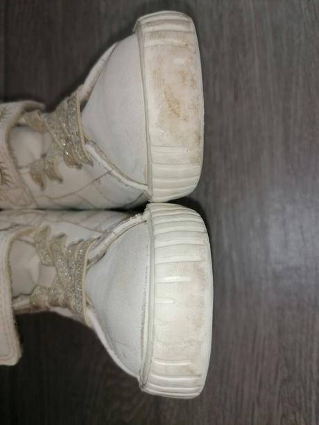 Prechodné topánočky zlatiste, h&m,20