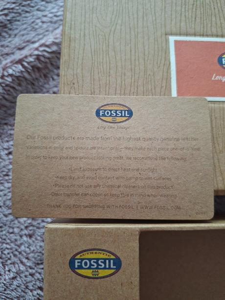 Nová kožená fossil peňaženka, fossil