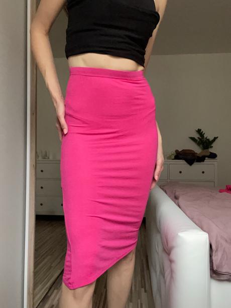 Asymetrická sukňa, s