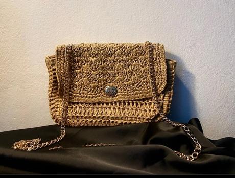 Letná slamena elegantná kabelka h&m top stav, h&m