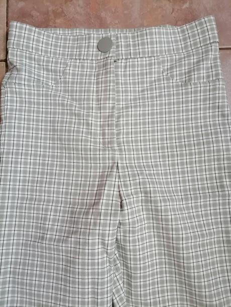 Nohavice s vysokým pásom, zara,s