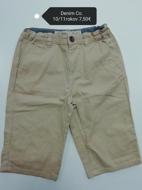 Béžové kraťasy, denim co,146
