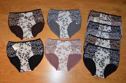 Francúzske nohavičky pre dámy kvetovane, l - xxxl