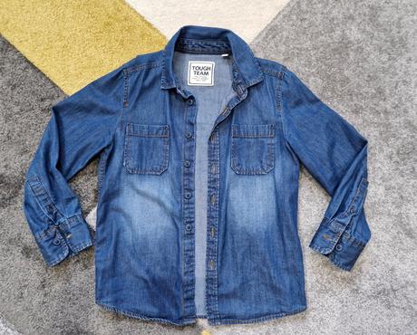 Riflová košeľa, c&a,122