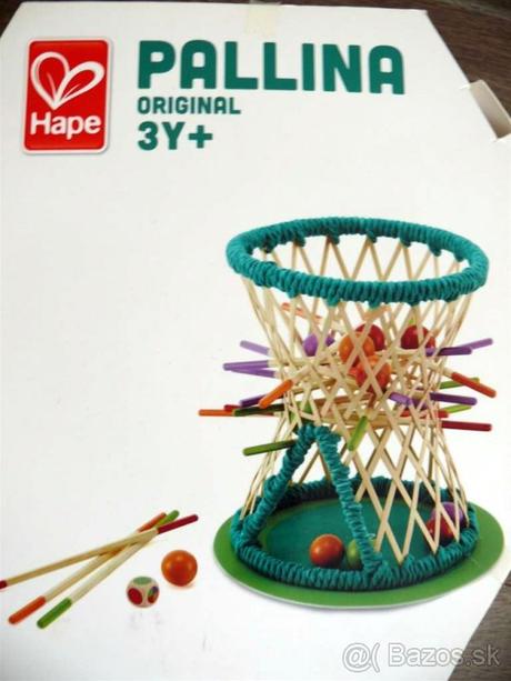 Bambusová spoločenská hra pallina,