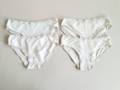 4x biele nohavičky, f&f,128