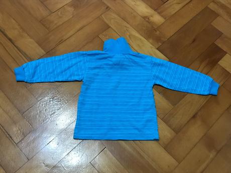 Detské modré tričko s dlhým rukávom, betty mode,92