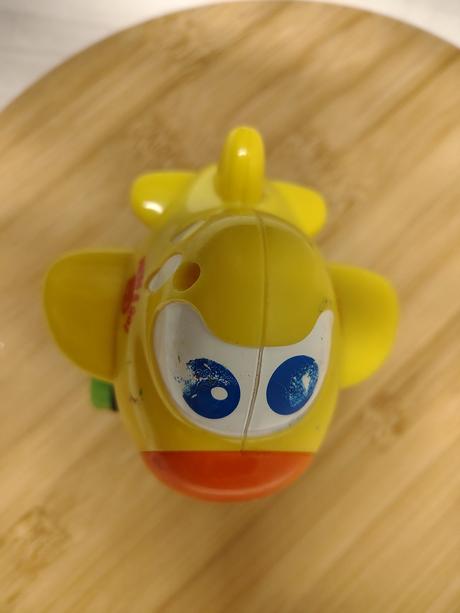 Veselé žlté lietadlo, 9 cm,