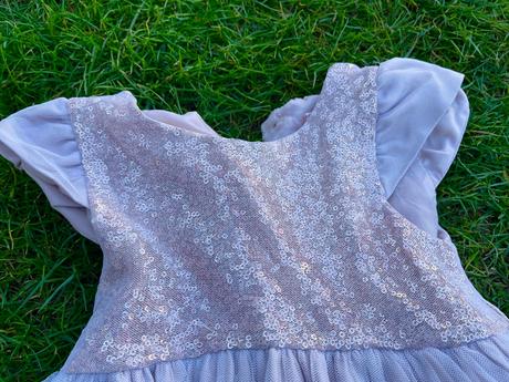 Slávnostné staroružové šaty 3-4r, marks & spencer,104