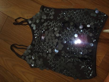 Letne tielko s flitrami, new yorker,s