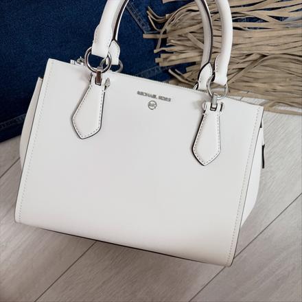 Michael kors kabelka satchel biela, michael kors