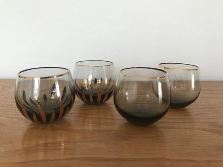 Náhradné poháre 2+2, dymové sklo,