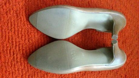 Kožené perforovane lodičky - new look, new look,40