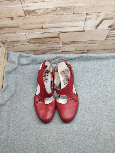 Rieker 37 - dámske kožené sandále, rieker,37