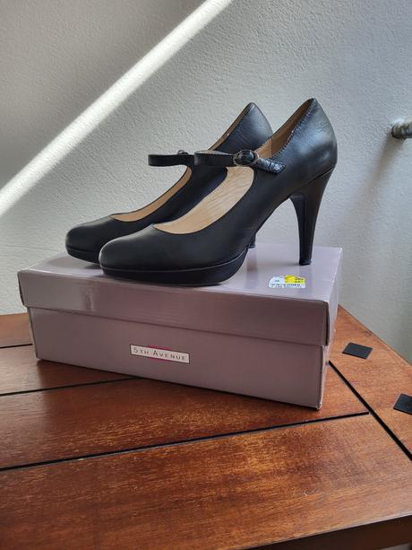 Kožené lodičky, deichmann,38