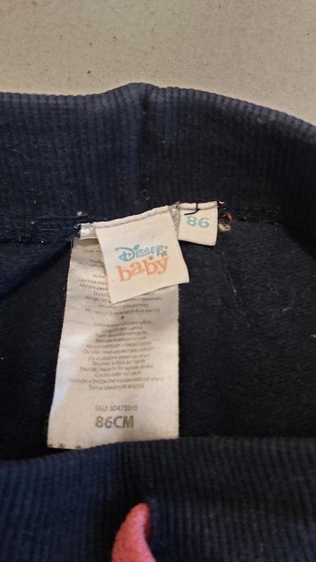 Tepláky minnie s mačkou 86, disney,86