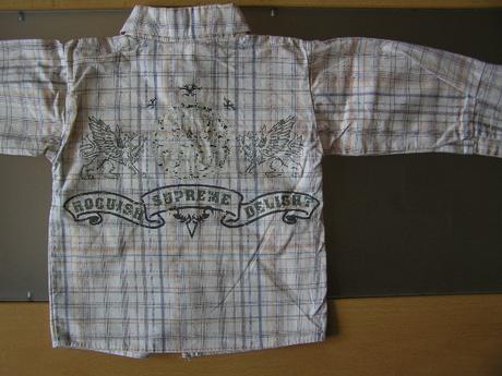 Košeľa káro - málo nosená, 80