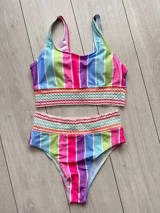 Damske dvojdielne plavky nove, m