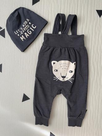 Lindex gatušky na traky a čiapka, lindex,74