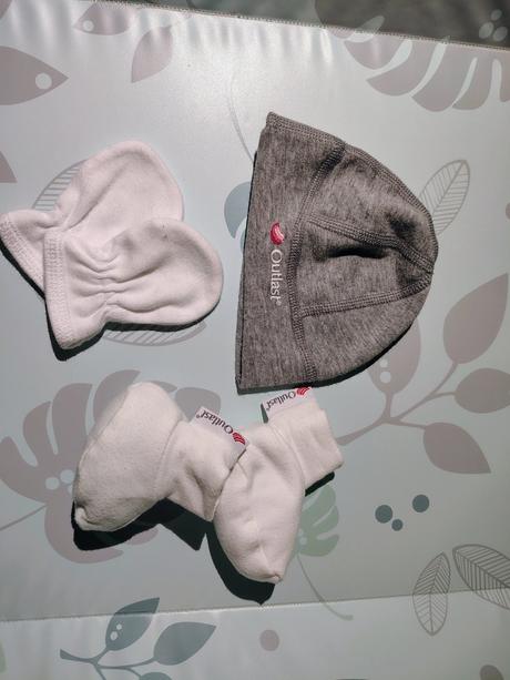 Set čiapočka + rukavičky + teplé ponožky, 50