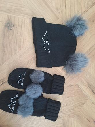 Set čiapka a rukavice, sinsay