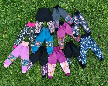 Softshellky - skladovky, 86 - 128