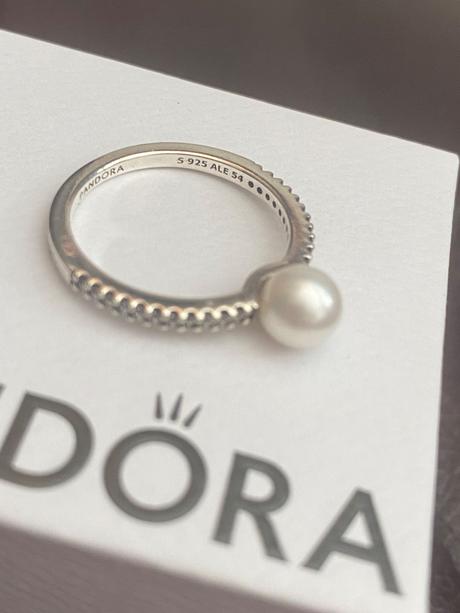 Pandora prsten s perlou, pandora