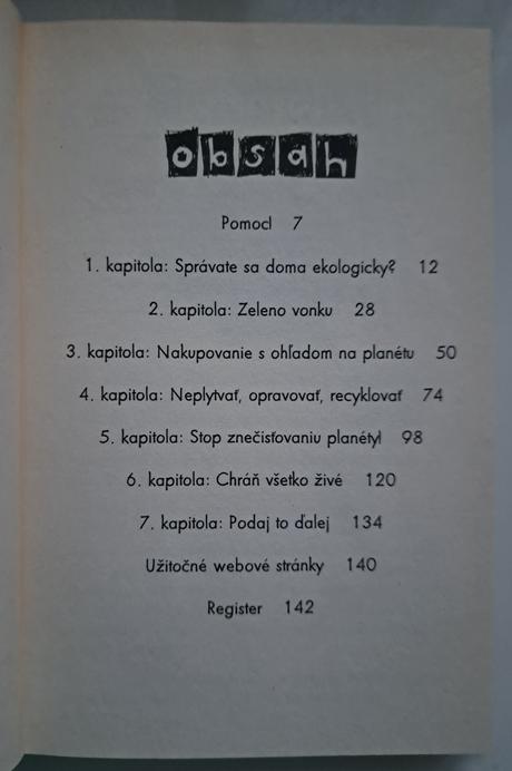 Kniha zachráň svoju planétu, 