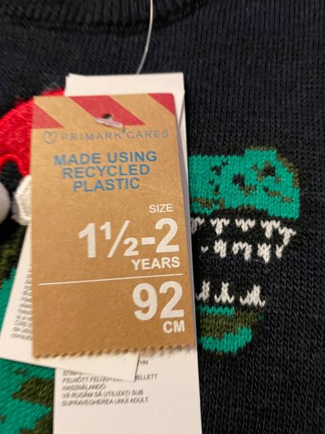 Vianocny sveter novy 92, primark,92