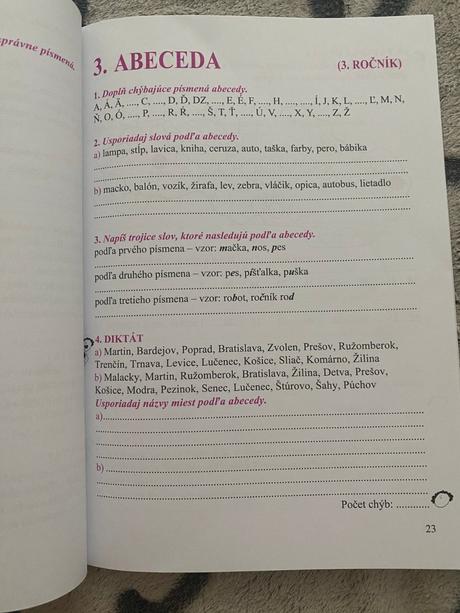 Kniha diktátov a cvičení,