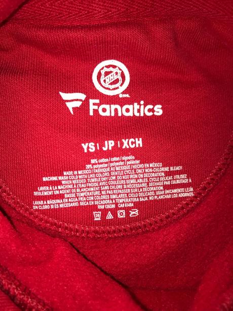 Červená mikina - washington capitals, 152