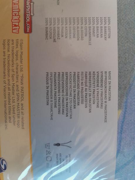 Posteľné obliečky paw patrol, 