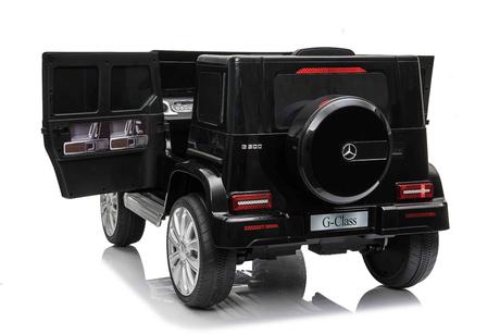 Elektrické autíčko mercedes g500 12v, čierne, 2,4,