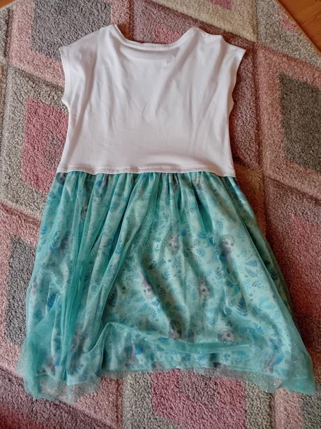 Šaty frozen, elsa, h&m,134