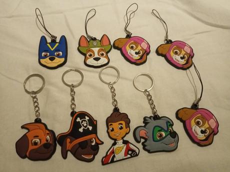 Klucenky/ privesky paw patrol,